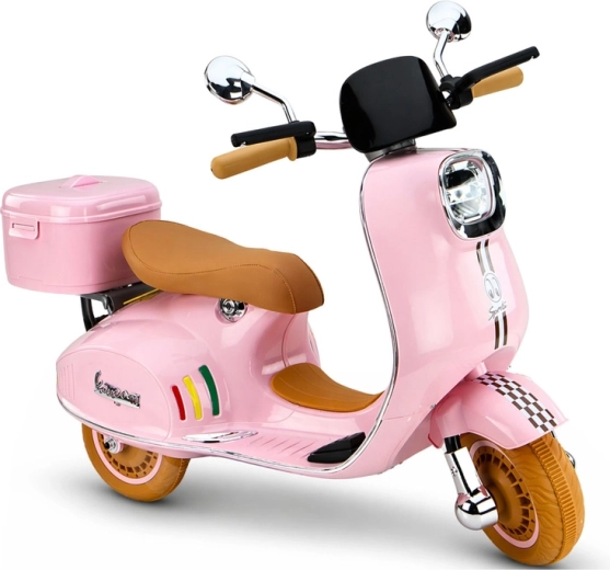 Vespa electrică pentru copii, roz