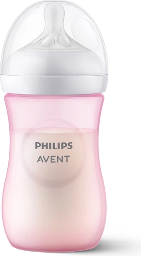 Philips Avent biberon Natural Response 260 ml, roz (1m+)