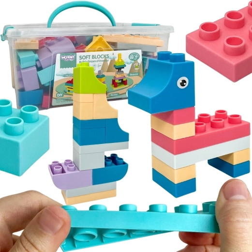 Woopie Cuburi moi de construcție în cutie, 99 de piese
