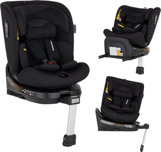 Petite&Mars scaun auto rotativ Twistguard Pro i-Size Coal black air 40–150 cm (0–36 kg)