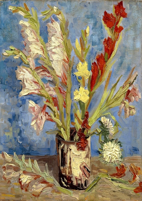 Puzzle Vincent van Gogh vază cu gladiole