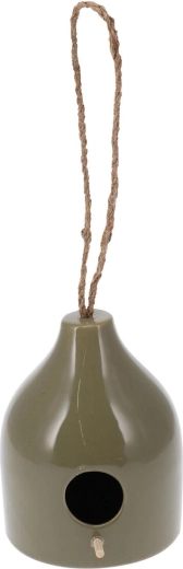 Căsuță pentru păsări din ceramică 12 × 12 × 15 cm – mix de culori