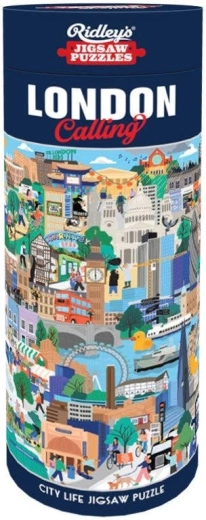Puzzle rotund Ridley's Games Londra te cheamă: Viața în oraș, 1000 de piese