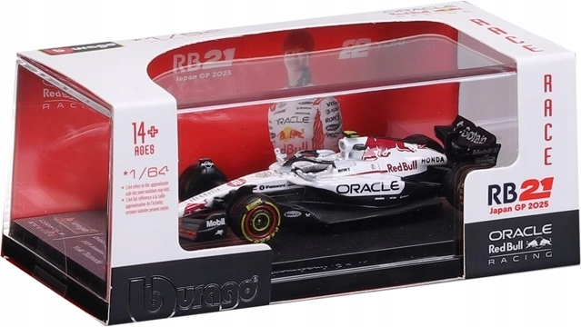 Model Formula 1 Bburago Oracle Red Bull Racing RB21 Yuki Tsunoda 1:64