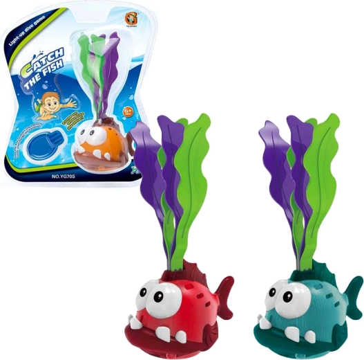 Peștișor scufundător cu lumină – jucărie pentru apă (3 tipuri)