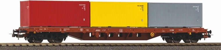 Piko vagon platformă pentru containere SNCB, ep. V, H0 (1:87)