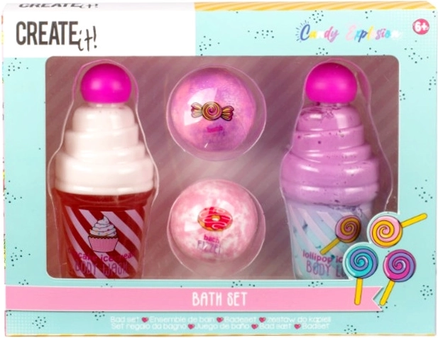 Create It! Candy set de baie pentru copii