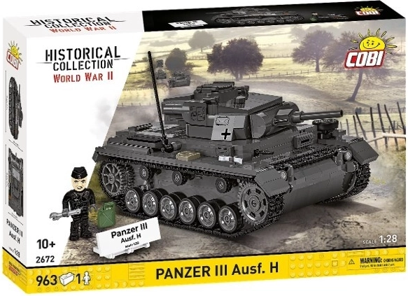 COBI Panzer III Ausf. H – set de construcție 963 piese (1:28)