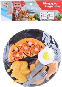 Set de mâncare din plastic cu tavă pentru copii