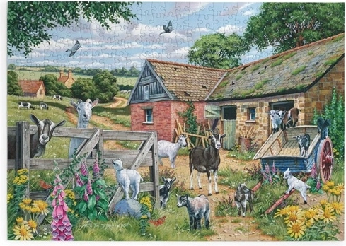 House of Puzzles – Ferma veselă – puzzle cu 500 de piese mari