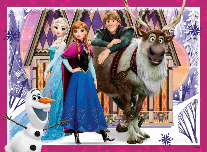 Puzzle Ravensburger Disney Regatul de gheață, 100 de piese
