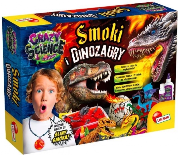 Set științific Crazy Science – dragoni și dinozauri