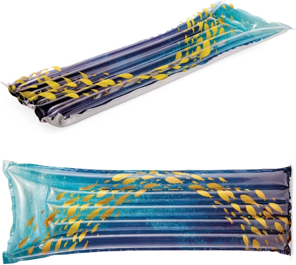 Saltea gonflabilă de apă cu peștișori INTEX 183 × 69 cm
