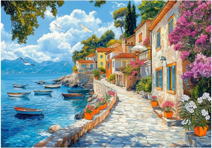 Puzzle Plimbare mediteraneană 500 piese CASTORLAND