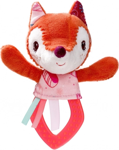 Lilliputiens vulpița Alice jucărie de dentiție cu element foșnitor