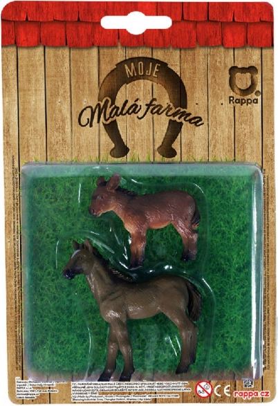 Animale la fermă 2 în 1 – cal și măgar