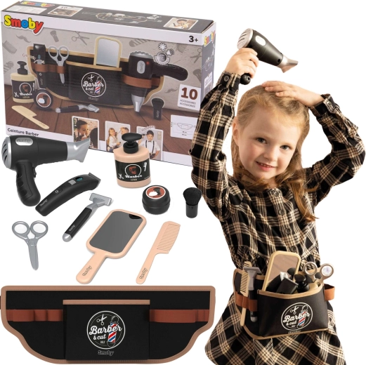Smoby myBeauty centură de coafor pentru copii cu 10 accesorii