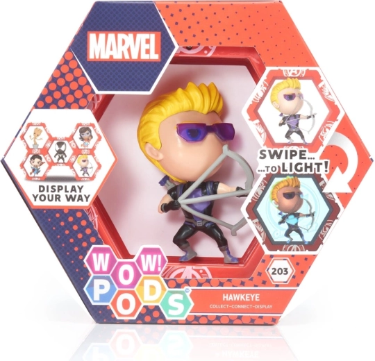 Figurină de colecție luminoasă WOW PODS Marvel – Hawkeye