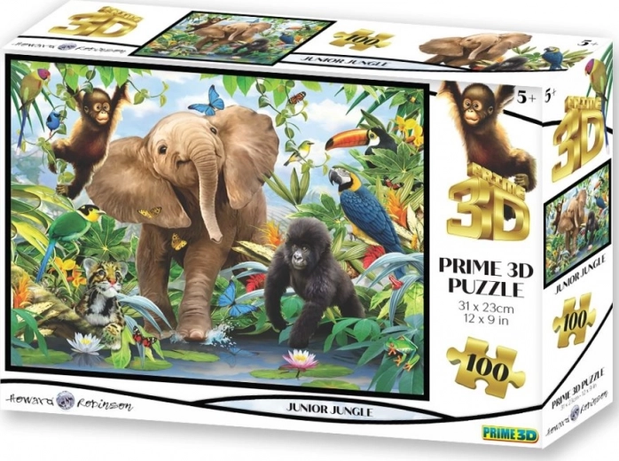 PRIME Puzzle 3D Junglă 3D 100 piese
