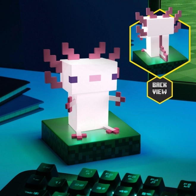 Lampă Icon Minecraft - Axolotl