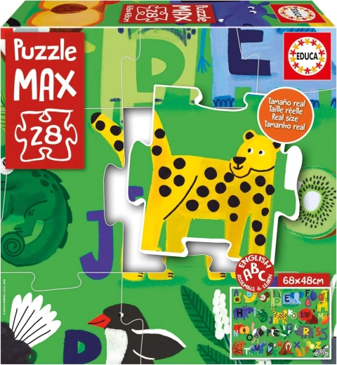 Educa puzzle Alfabetul animalelor 28 piese