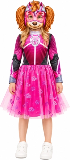 Costum luminos pentru copii Patrula Cățelușilor Skye – rochie și mască