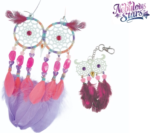 Nebulous Stars capcane de vise cu efect fosforescent – set pentru realizarea decorațiunilor cu bufnițe