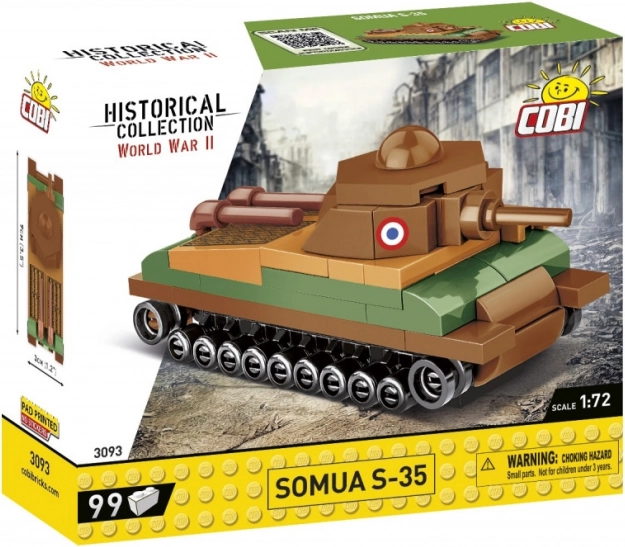 Set de construcție COBI Historical Collection Somua S-35 1:72
