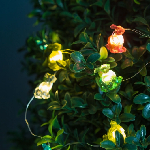 Ghirlandă luminoasă LED cu iepurași, 2 m, 20 LED-uri