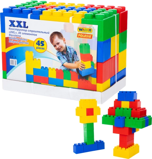 Cuburi de construcție XXL 45 buc