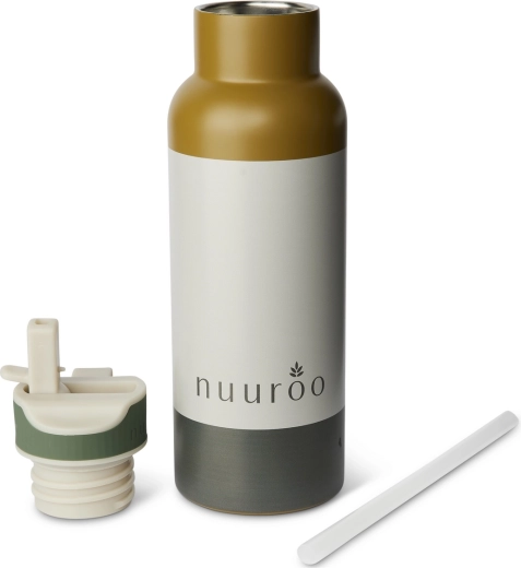 Sticlă din oțel inoxidabil Nuuroo Conrad 500 ml green mix