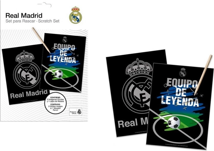 Imagini răzuibile REAL MADRID – set creativ