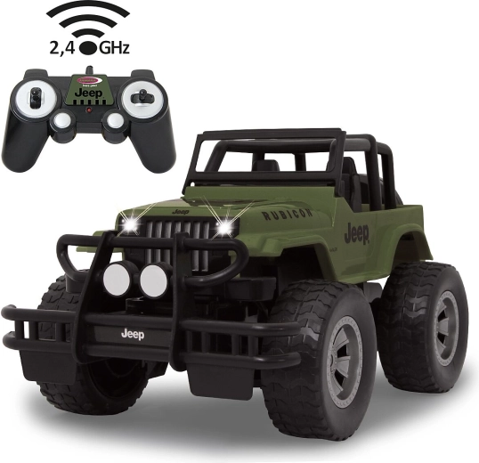 Mașină RC Jeep Wrangler Rubicon 1:14, verde măsliniu