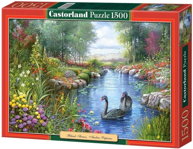 Puzzle Lebede negre, Andres Orpinas, 1500 de piese