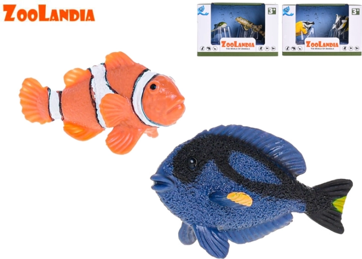 Zoolandia animale marine – set de figurine din plastic pentru acvariu, 3 tipuri