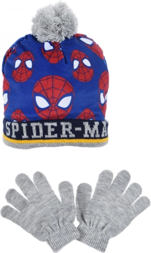 Căciulă și mănuși pentru copii Spiderman