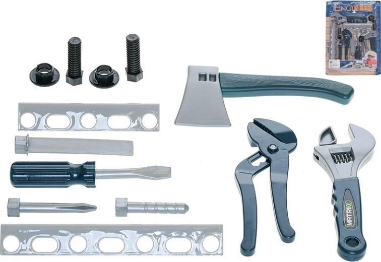 Set de unelte pentru copii, 13 piese, pe blister