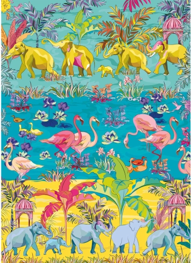 Puzzle Oaza tropicală 1000 piese GIBSONS