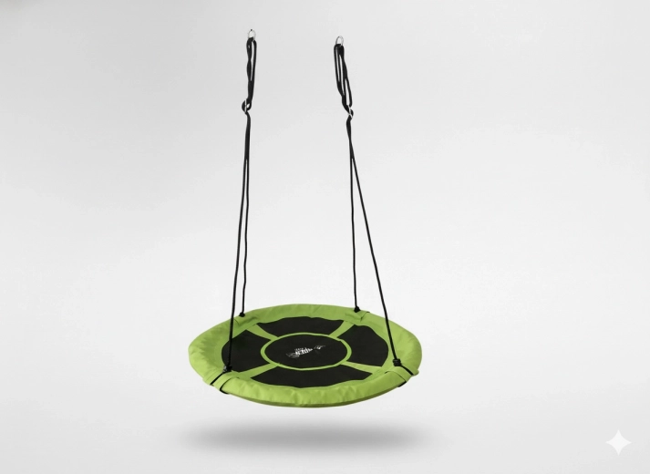 Leagăn tip cuib suspendat 100 cm – verde