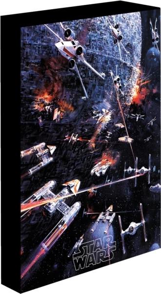 Tablou LED luminos 30x40 cm Star Wars