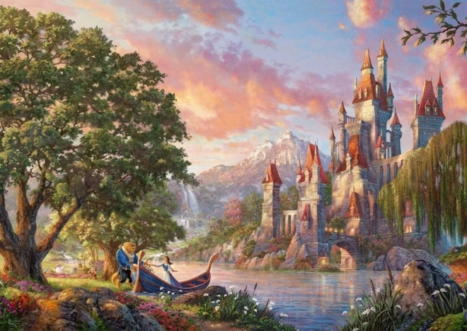 Puzzle Frumoasa și Bestia – lumea magică a lui Belle 3000 piese SCHMIDT