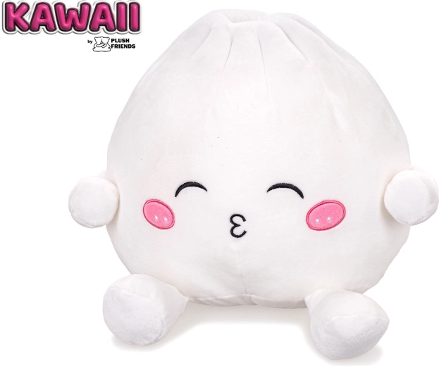 Plush Friends Kawaii gălușcă Bao din pluș cu botic țuguiat 25 cm - 1 bucată