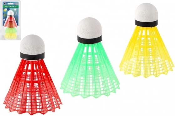 Set de mingi de badminton din plastic colorat 3 buc