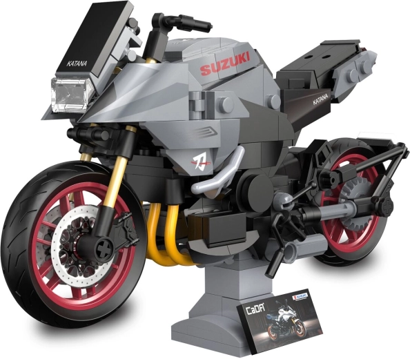 Set de construcție CaDA Suzuki Katana 1:12 gri