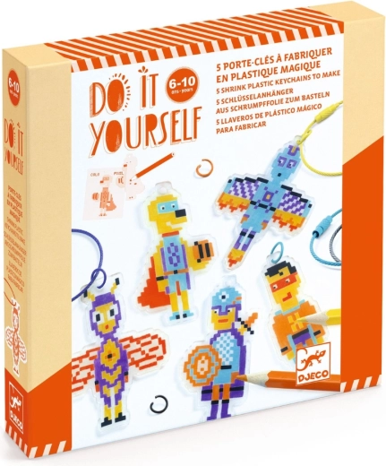 Djeco DIY set creativ Eroii Pixel