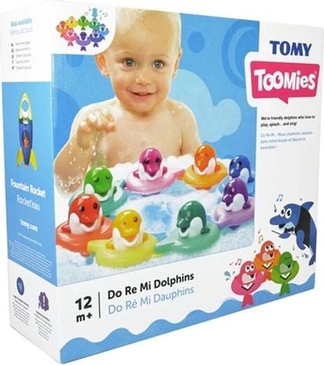 TOMY Toomies delfini muzicali pentru baie