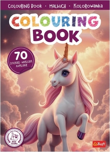 Carte de colorat Unicorn