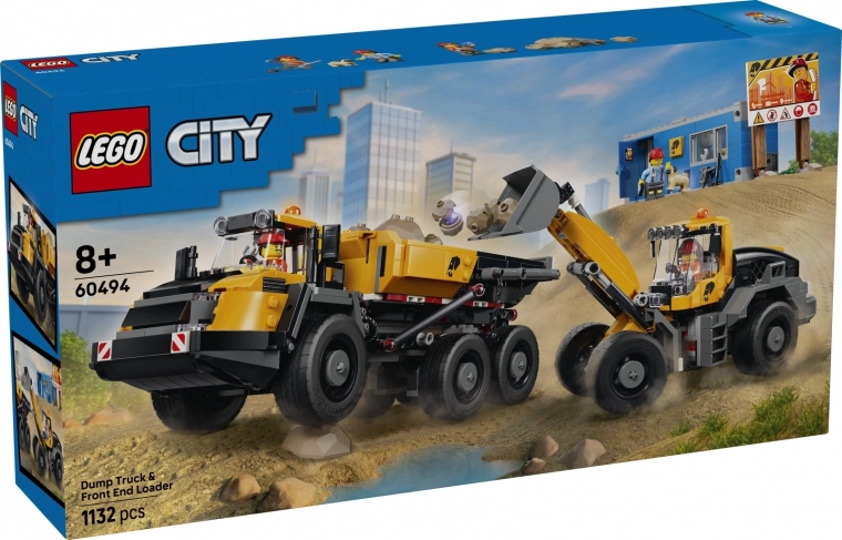 LEGO City autobasculantă și încărcător frontal