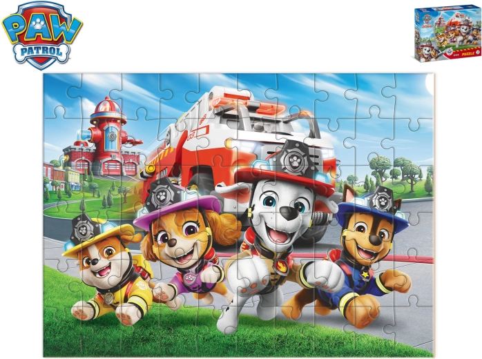 Puzzle pentru copii Paw Patrol – stația de salvare din Adventure Bay (60 de piese)
