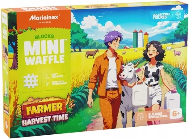 Marioinex Mini Waffle Fermă – timpul recoltei, 100 de piese